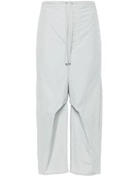 Lemaire - Cropped-Hose Mit Kordelzug - Lyst