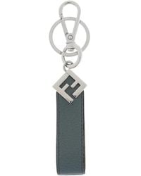Fendi - Logo Detail Keyring - Lyst