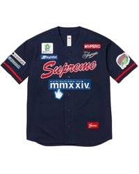 Supreme Chosen One Baseball Jersey in Blue for Men | Lyst UK