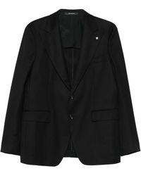 Tagliatore - Button Pin-Detail Blazer - Lyst