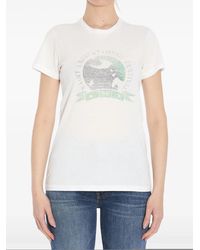 Saint Laurent - Musical Festival Print T-Shirt - Lyst