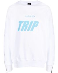 Mauna Kea - X Triple J Logo-print Zip-sleeve Sweatshirt - Lyst