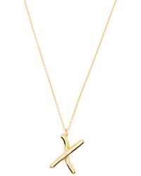 Missoma - Curly Molten Initial Necklace - Lyst