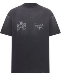 Represent - T-Shirt En Coton À Col Rond - Lyst
