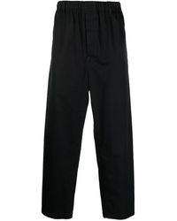 Lemaire - Elasticated-waist Wide-leg Trousers - Lyst