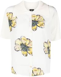 PS by Paul Smith - Anemone-print Knitted Top - Lyst