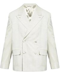 Givenchy - Peak-Lapels Double-Breasted Blazer - Lyst