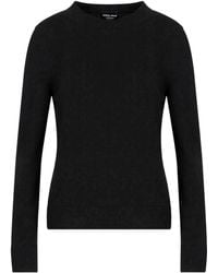 Giorgio Armani - Pull En Cachemire À Col Rond - Lyst
