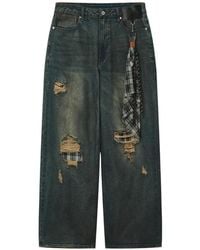 Musium Div. - Distressed Wide-Leg Jeans - Lyst