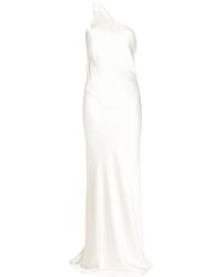 Michelle Mason - Single-Shoulder Maxi Dress - Lyst