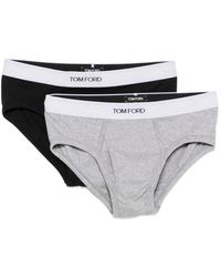 Tom Ford - Logo-Waistband Cotton Briefs (Set Of Two) - Lyst