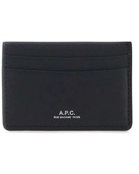 A.P.C. - Leather Cardholder - Lyst
