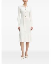 Marciano - Robe Mi-Longue À Col Polo - Lyst
