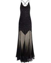 Rabanne - Embellished Maxi Dress - Lyst
