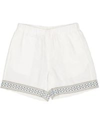 Commas - Pantalones Cortos Con Detalle Bordado - Lyst