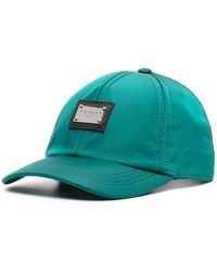 Dolce & Gabbana - Cappello da baseball con placca logo - Lyst