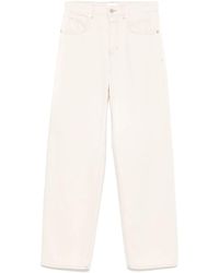 Closed - Logo-Patch Straight Jeans - Lyst