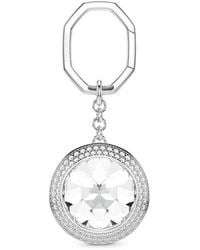 Swarovski - Una Crystal-Embellished Keyring - Lyst