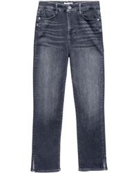 FRAME - Le Super High Straight-Leg Jeans - Lyst