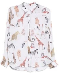 Rails - Animal Motif Shirt - Lyst