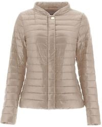 Herno - Nylon Short Down Jacket - Lyst