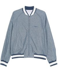 Givenchy - Logo-Embroidered Striped-Pattern Jacket - Lyst