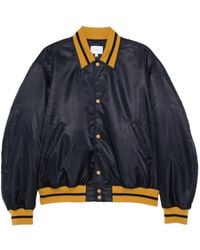 Rhude - Logo-Patch Striped-Trim Jacket - Lyst