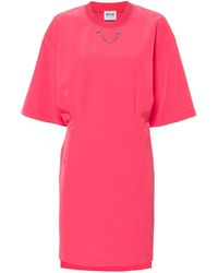Moschino - Chain-Link Embellished Midi Dress - Lyst