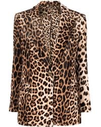 Philipp Plein - Blazer Met Luipaardprint - Lyst