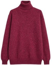 Fortela - Shetland Turtleneck Wool Sweater - Lyst