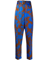 PT01 Брюки С Принтом - Синий