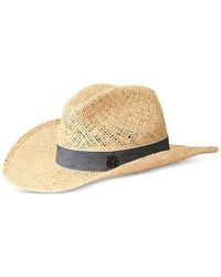 Maison Michel - Austin Logo-Plaque Hat - Lyst