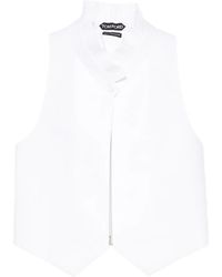 Tom Ford - Chaleco Con Detalle De Botón - Lyst