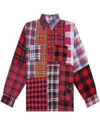 Needles - Camisa Con Diseño Patchwork - Lyst