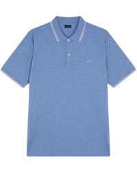Paul & Shark - Logo-Appliqué Trimmed Polo Shirt - Lyst
