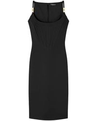 Versace - Medusa-Strap Corset-Style Dress - Lyst