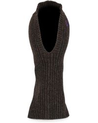 Needles - Wool Ribbed-Knit Balaclava - Lyst