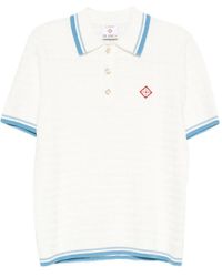 CASABLANCA - ストライプトリム ポロシャツ - Lyst