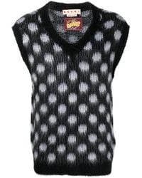 Marni - Pullunder Mit Polka Dots - Lyst