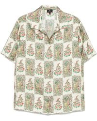 Etro - Hemd Mit Blumen-Print - Lyst