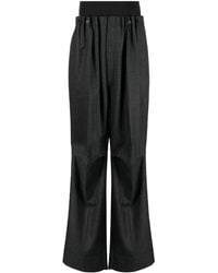 Raf Simons - Pantalon Ample En Laine À Taille Haute - Lyst