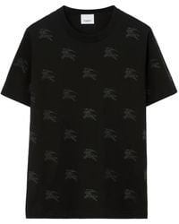 Burberry - T-Shirt mit Ritteremblem - Lyst