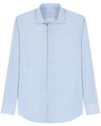 BOGGI - Shirt Striped Stretch Nylon B Tech Slim Fit - Lyst