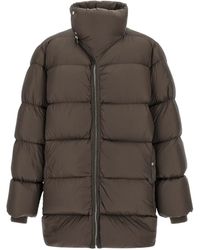 Rick Owens - Turtle Gewatteerde Jas Met Rits - Lyst