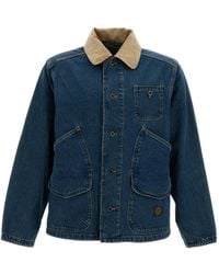 Filson - Corduroy-Collar Denim Jacket - Lyst