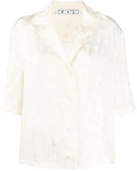 Off-White c/o Virgil Abloh - Splatter-Effect Polka Dot Top - Lyst