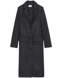 Zadig & Voltaire - Wool-Blend Single-Breasted Coat - Lyst