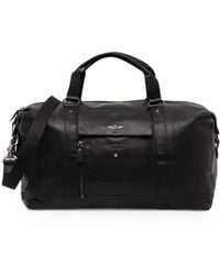 Aeronautica Militare - Logo-Plaque Leather Holdall - Lyst