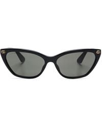 Gucci - Geometric-Frame Sunglasses - Lyst
