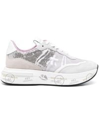 Premiata - Cassie Sequin-embellished Sneakers - Lyst